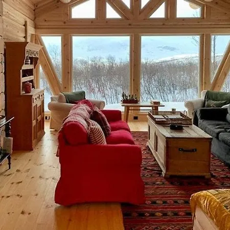 بيت للعطل Log With Panoramic Views Of Hallingskarvet *