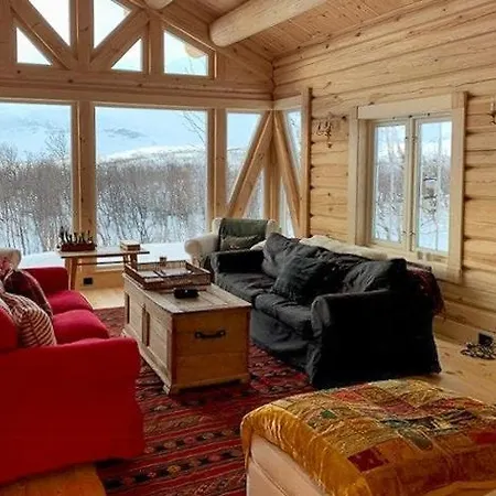 Log With Panoramic Views Of Hallingskarvet