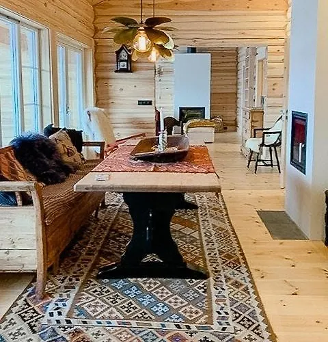 Log With Panoramic Views Of Hallingskarvet *