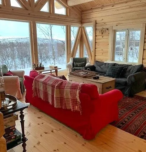 Log With Panoramic Views Of Hallingskarvet *